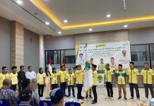 Usai dilantik Ketum, Pengurus Komda Kaltara diberkati Uskup Tanjung Selor