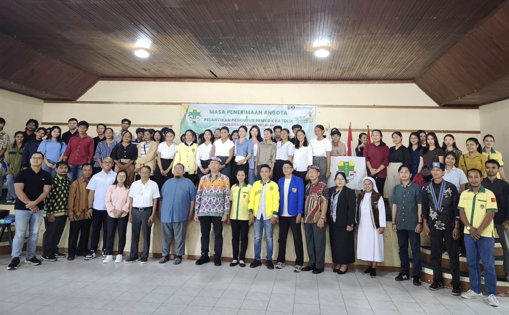 Pemuda Katolik Tarakan Dilantik, Frans Jefri Dukung Kolaborasi Digital dan Kemitraan Kaltara