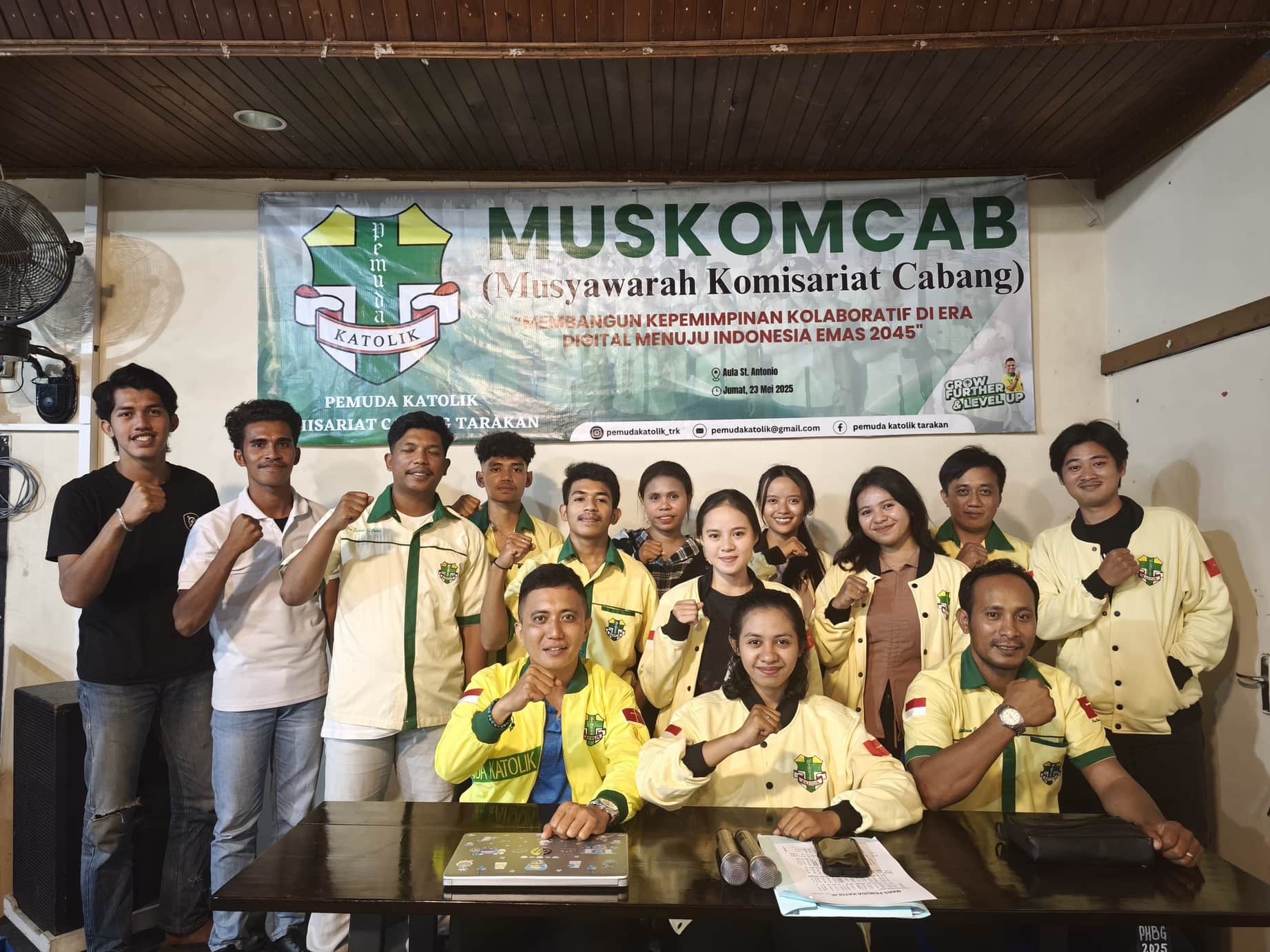 Muskomcab Pemuda Katolik Kota Tarakan 2025: Membangun Kepemimpinan Kolaboratif Digital Menuju Indonesia Emas 2045