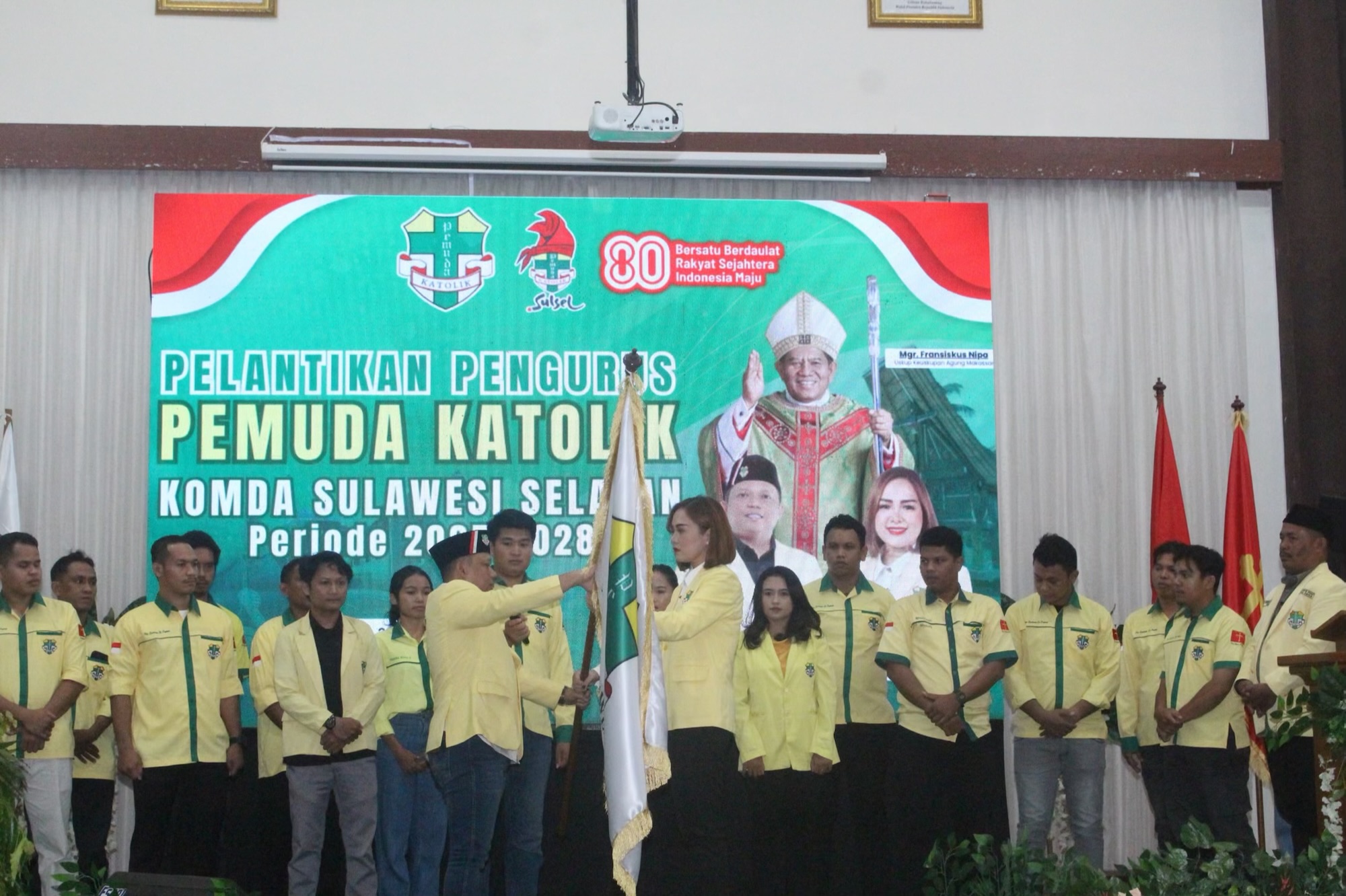 Pemuda Katolik Komda Sulsel Resmi Lantik Pengurus Baru Periode 2025–2028