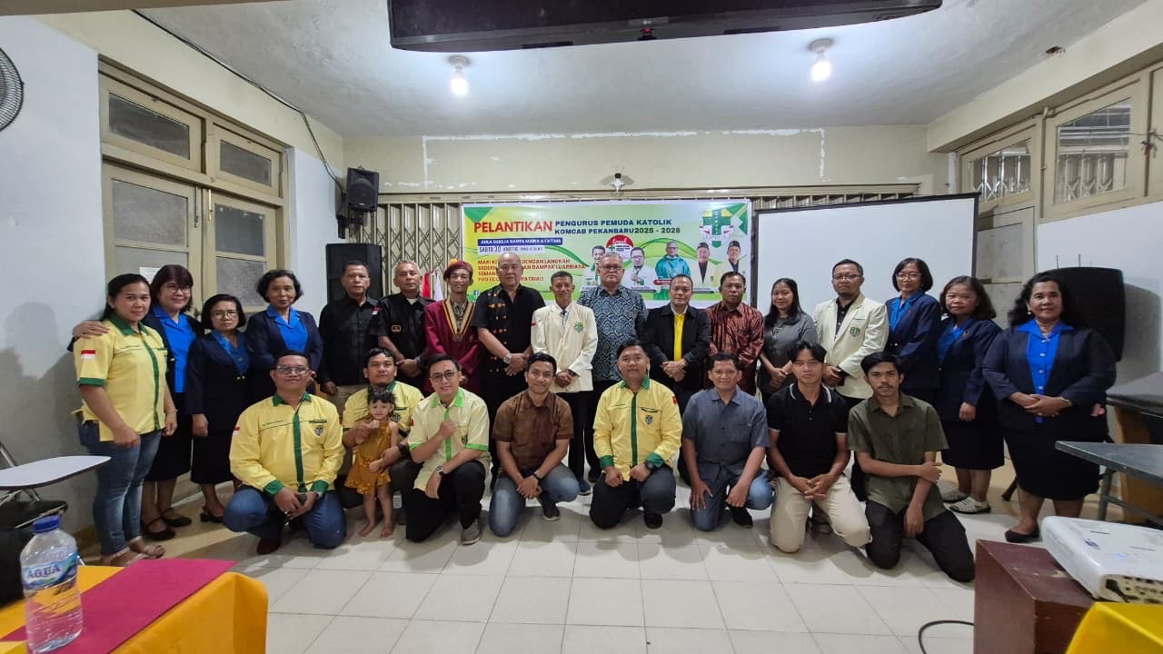 Pemuda Katolik Komcab Pekanbaru Resmi Dilantik