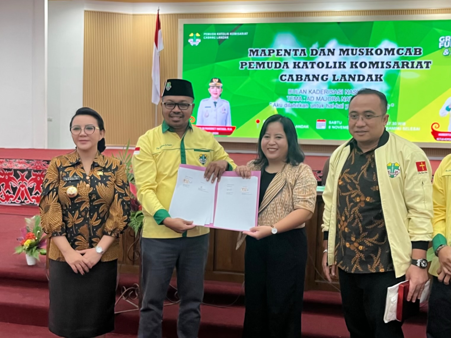 Pemuda Katolik Kalbar dan Kalara Borneo Tandatangani Nota Kesepahaman