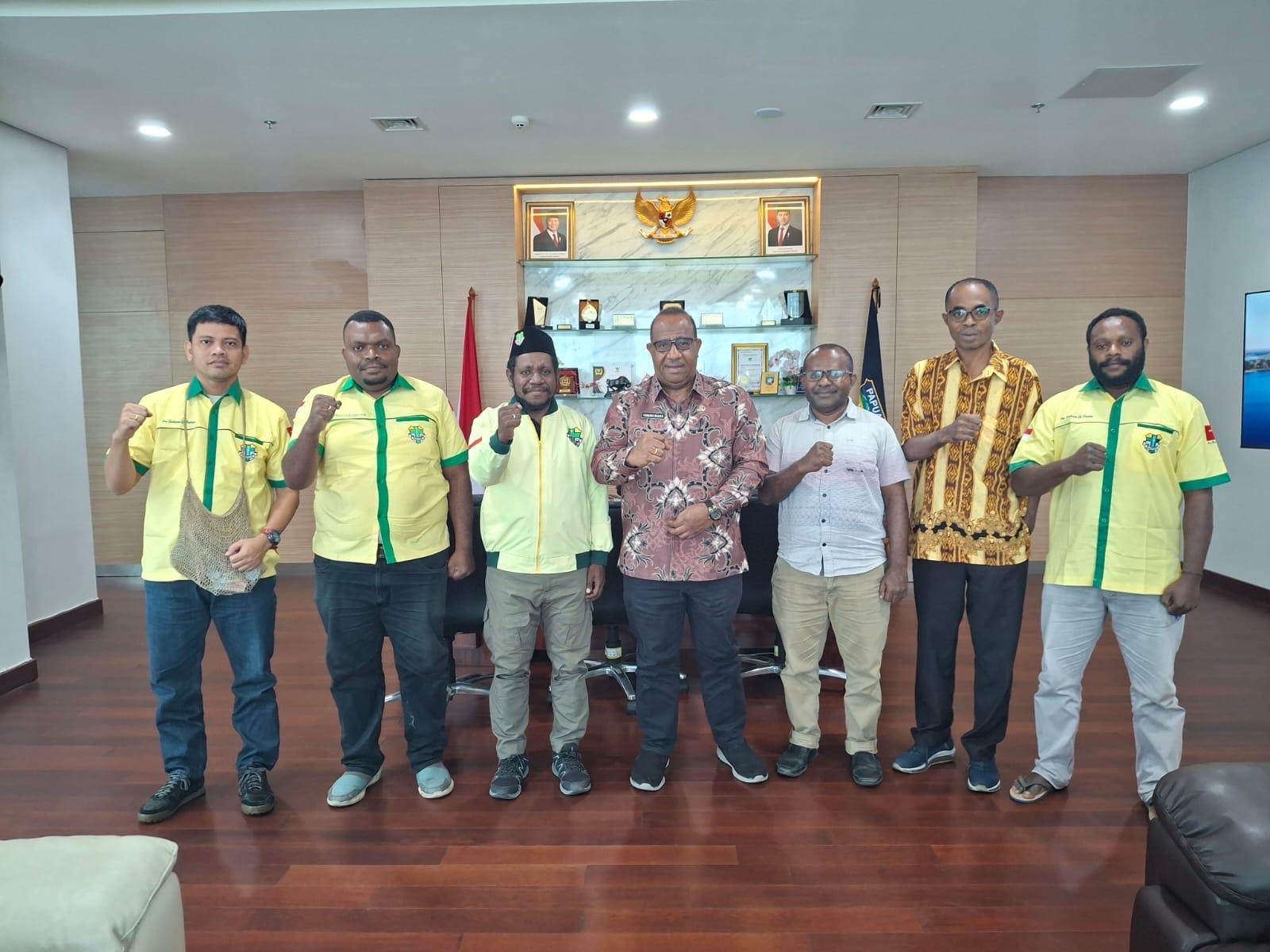 Persiapan Pelantikan dan Rakerda, Pemuda Katolik Papua Audiens Dengan Pemerintah Provinsi