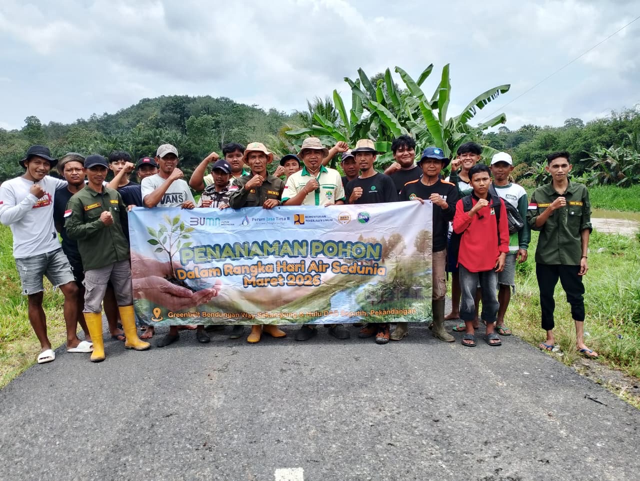 Pemuda Katolik Lampung Tengah Tanam Pohon Jaga Ekosistem dan Cegah Erosi