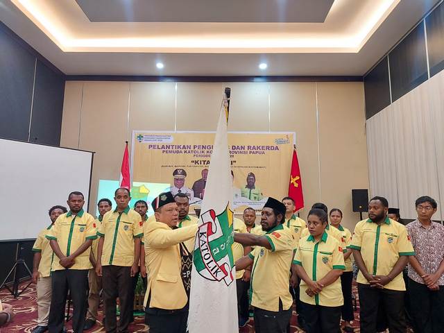 Usai Dilantik, Pengurus Pemuda Katolik Komda Papua Berkomitmen Terus Bergerak dan Berdampak Bagi Umat dan Masyarakat
