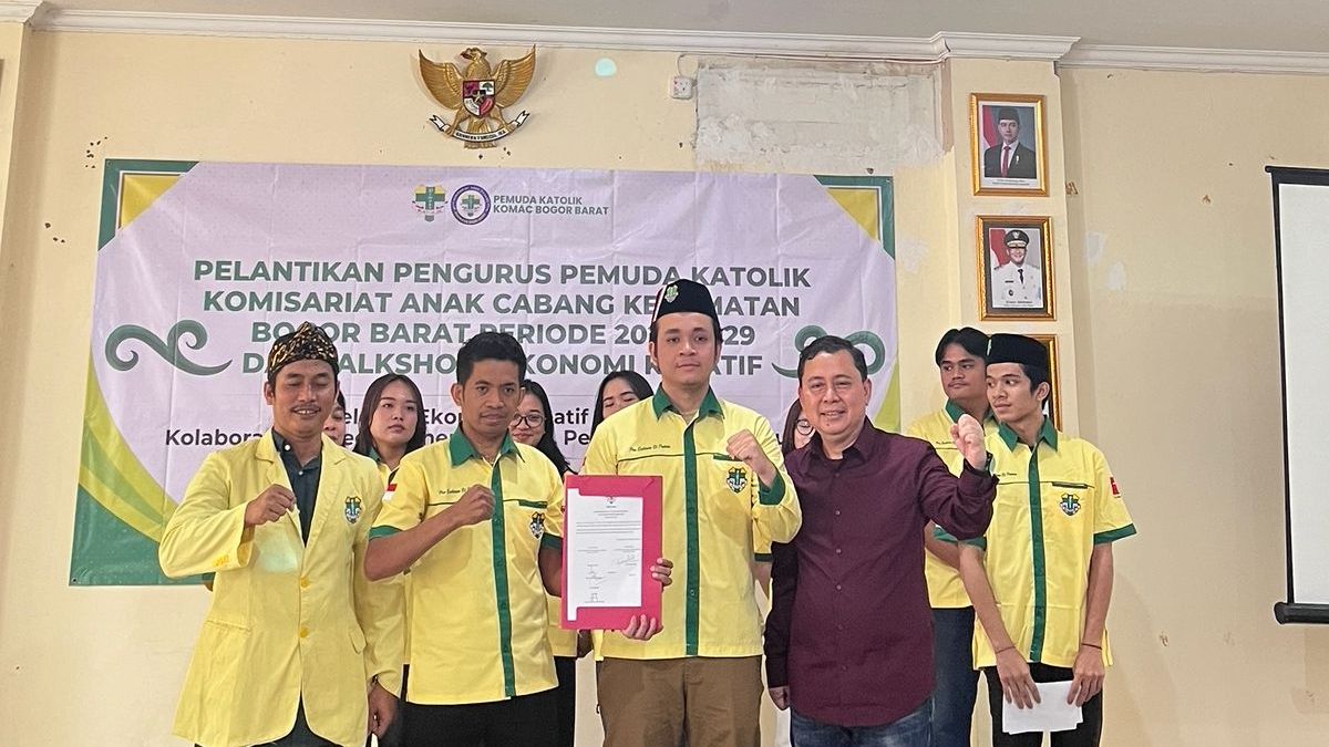 Pemuda Katolik KOMAC Kecamatan Bogor Barat Dilantik, Dorong Akselerasi Ekonomi Kreatif