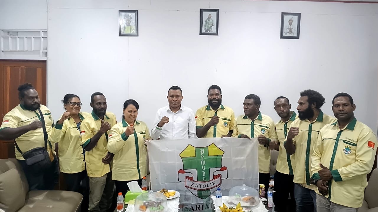 Persiapan Kegiatan Mapenta Dan KKD Pemuda Katolik Asmat Beraudiensi Bersama Bupati Asmat