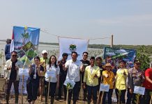 Pemuda Katolik Jabar Tanam 500 Mangrove di Cirebon, Deklarasikan Gerakan Pemuda untuk Jabar Asri